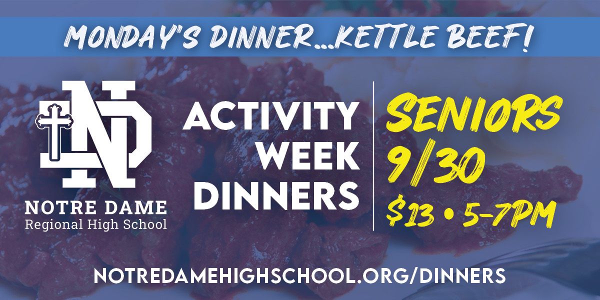 Senior Activity Week Dinner - Kettle Beef