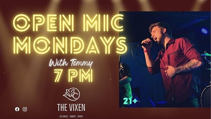 Open Mic Mondays, The Vixen, McHenry, 6 June to 26 December