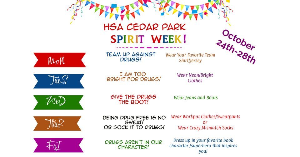 Red Ribbon Spirit Week