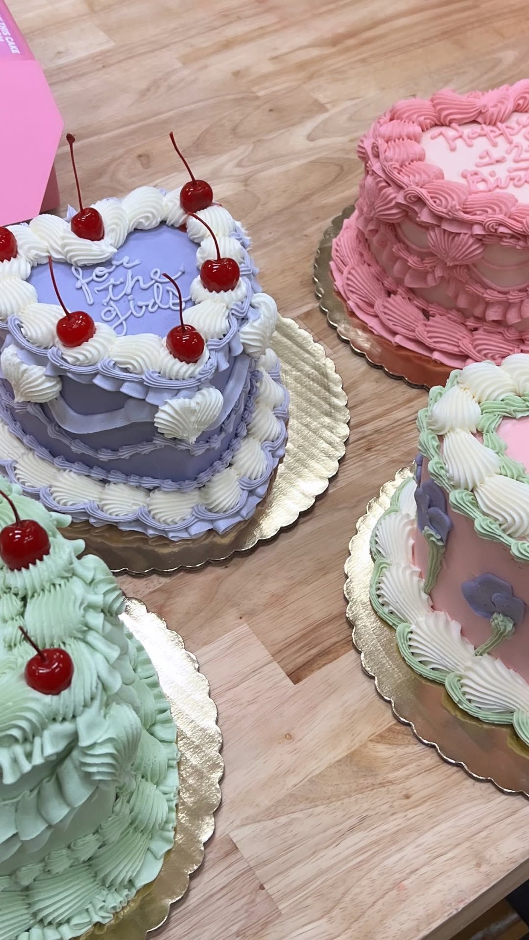 Cake Decorating with Heart Cakes