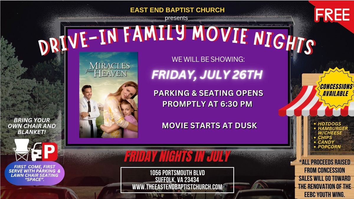 Family Drive-In Movie Night 