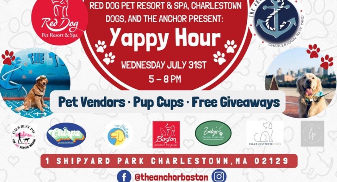 Join us YAPPY HOUR at THE ANCHOR 