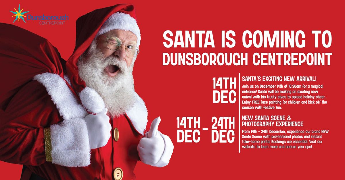 Santa is coming to Dunsborough Centrepoint!