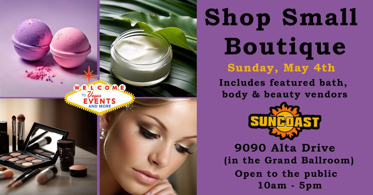 Shop Small Boutique with featured bath, body and beauty vendors