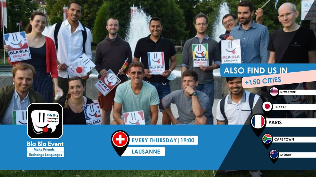 Lausanne Language Exchange - Every Tuesday & Recurrent event