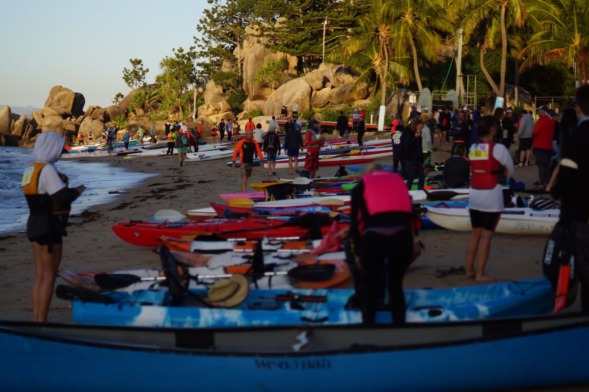 Paddler support - Magnetic Island to Townsville swim race 