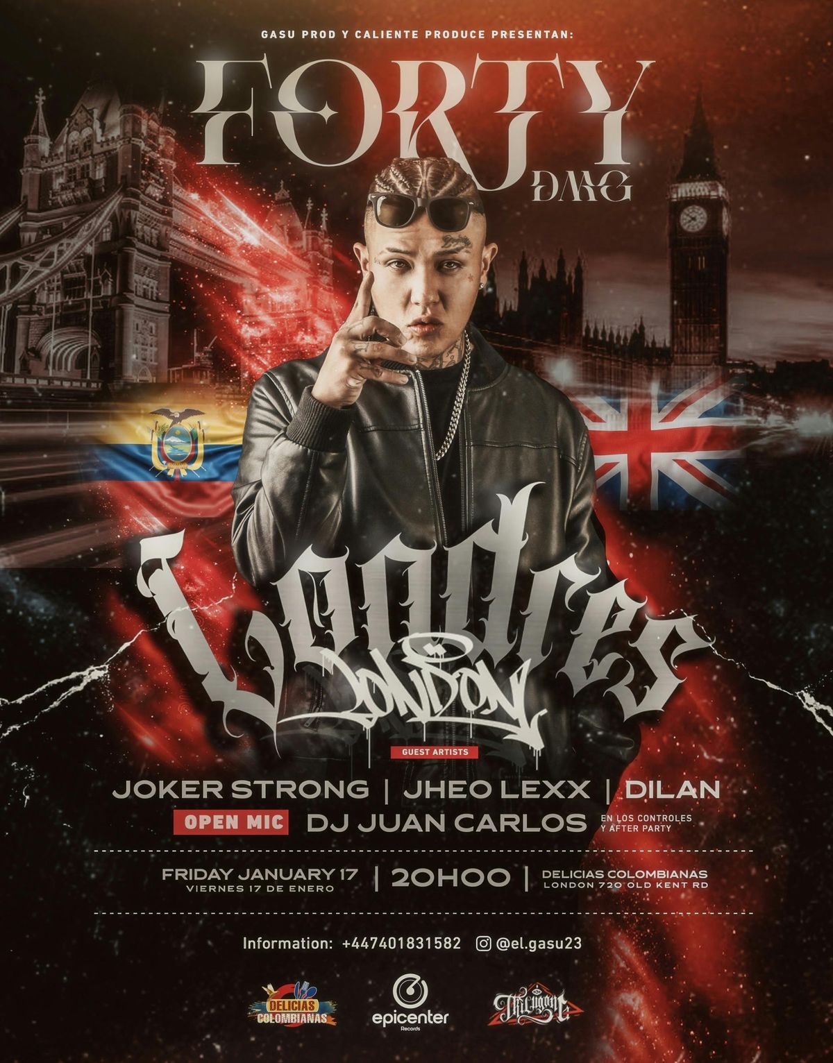 FORTY DMG LIVE IN LONDON !!! 