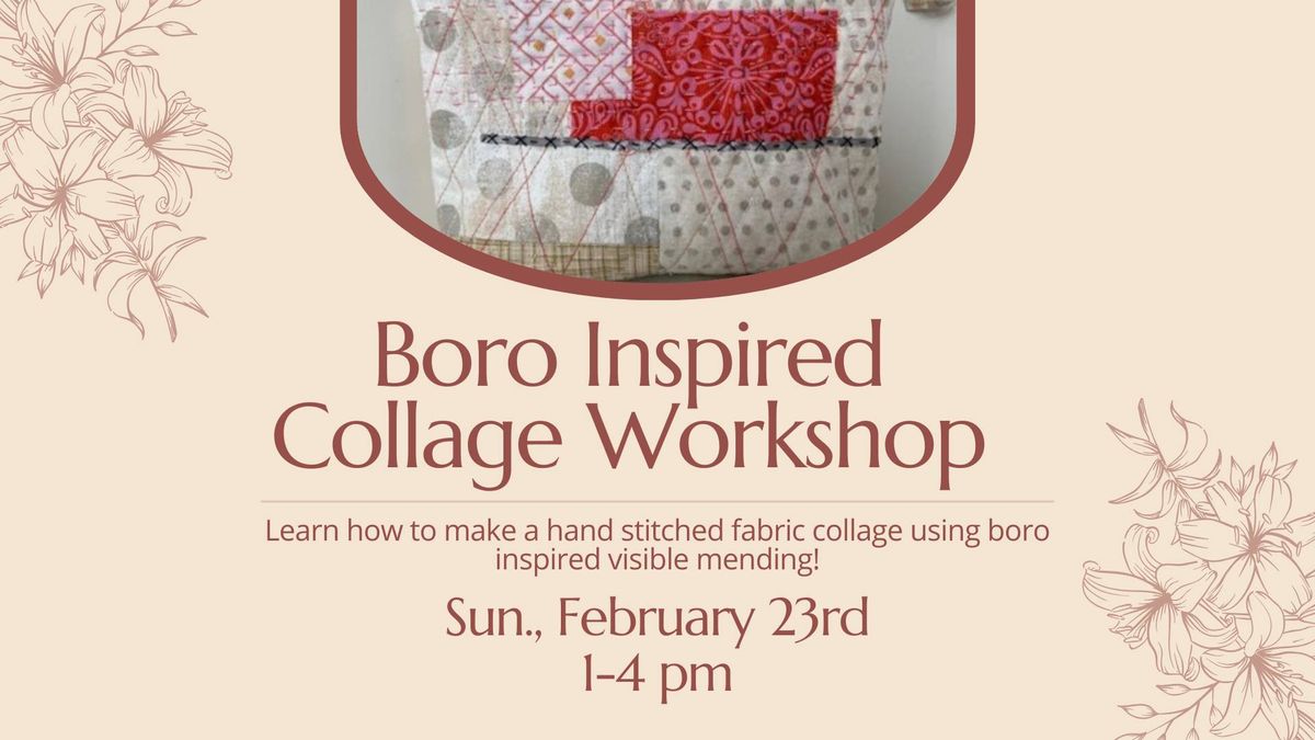 Boro Inspired Collage Workshop