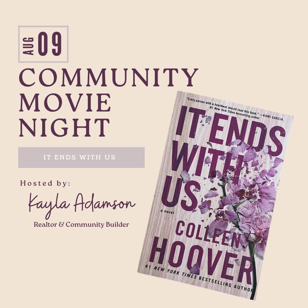 Community Movie Night- Colleen Hoover Release