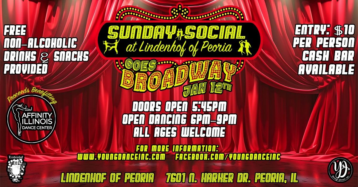 Sunday Social Dance goes Broadway