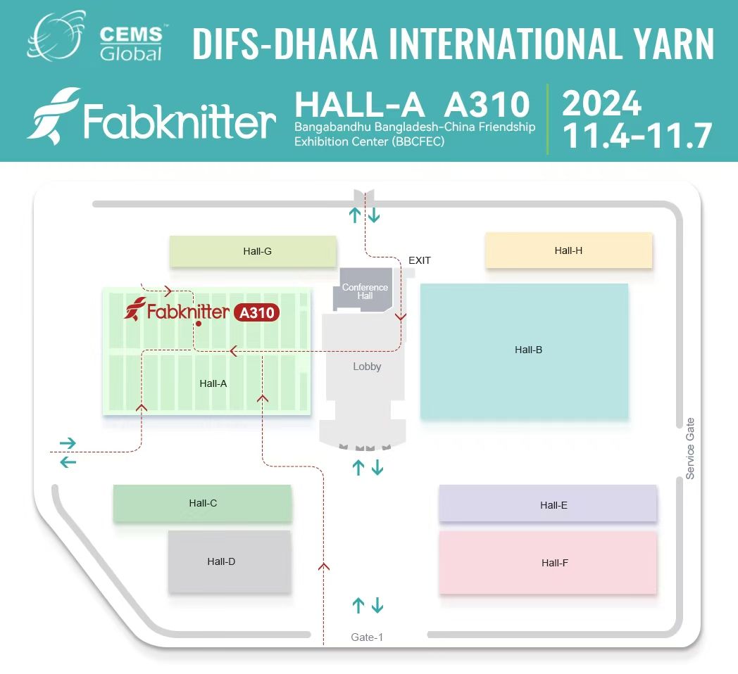 Fabknitters Textile Invitation: Visit My Booth at DIFS Dhaka, Hall A310