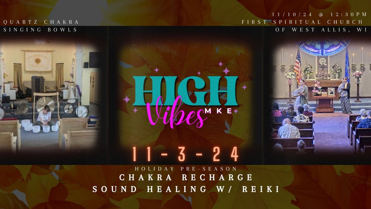 Holiday Pre-Season Chakra Recharge Sound Bath with Reiki 