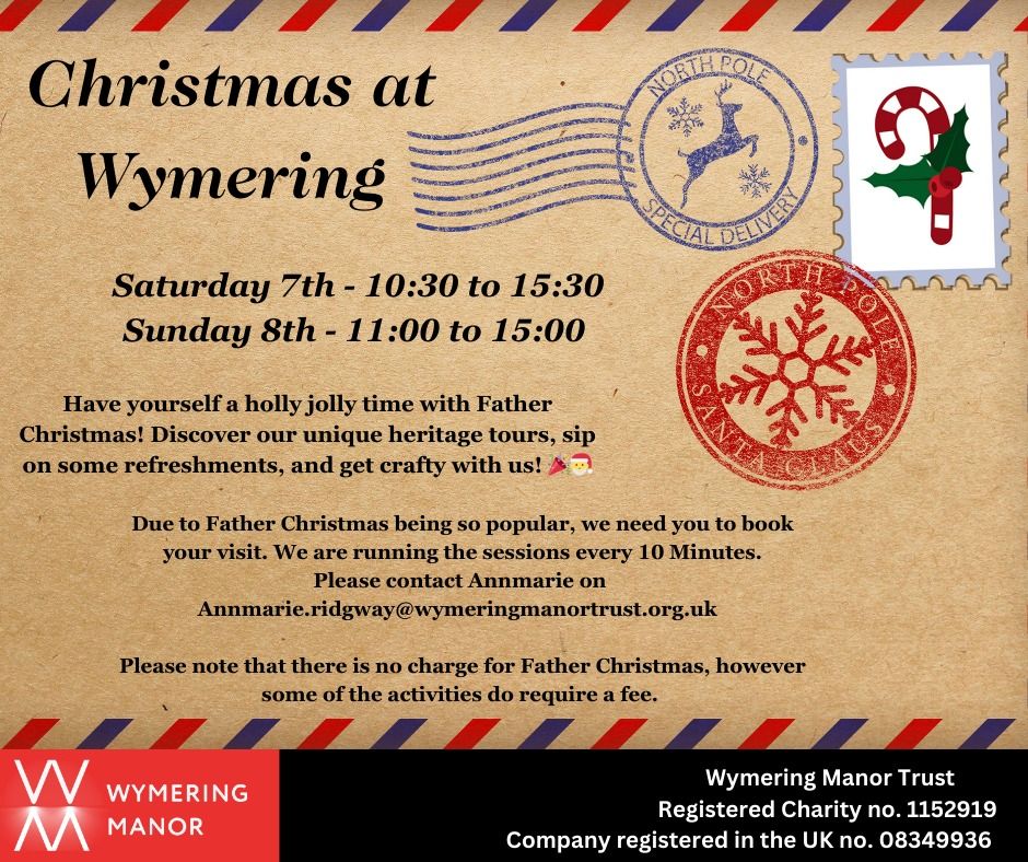 Wymering Manor at Christmas