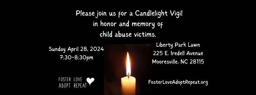 Candlelight Vigil in Honor and Memory of Child Abuse Victims