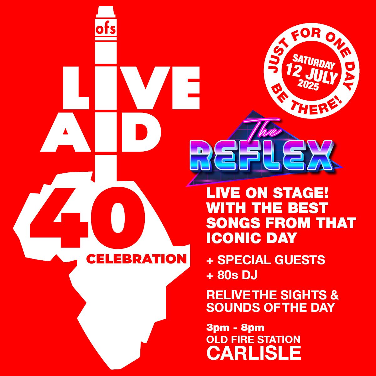 Live Aid at 40 Celebration \/\/ Old Fire Station \/\/ Carlisle