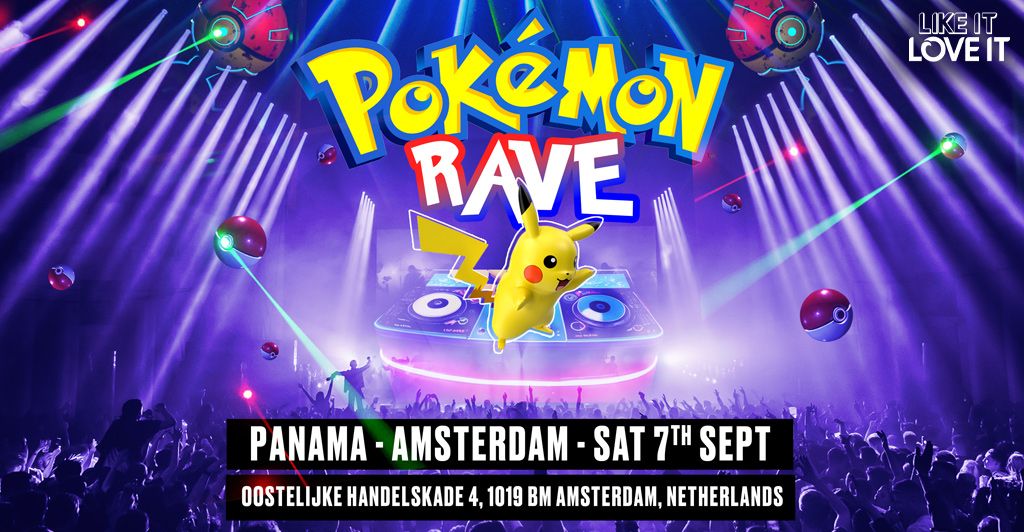 Pokemon Rave Is Coming To Amsterdam!