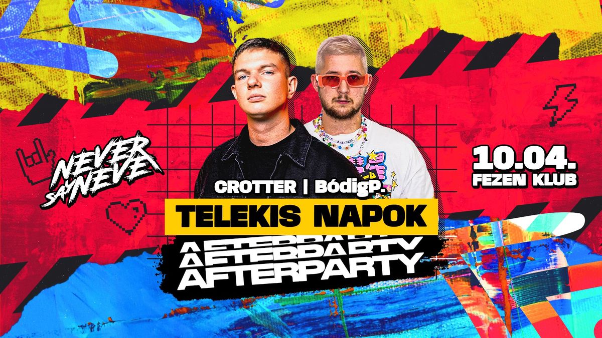 #TELEKIS napok Afterparty | 10.04. | FEZEN KLUB