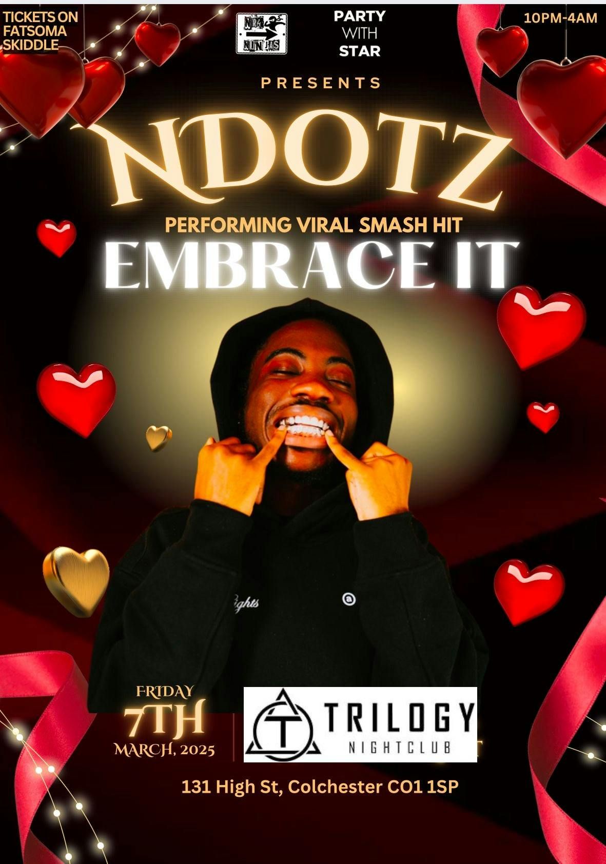 COLCHESTER: NDOTZ performing live and special guests 