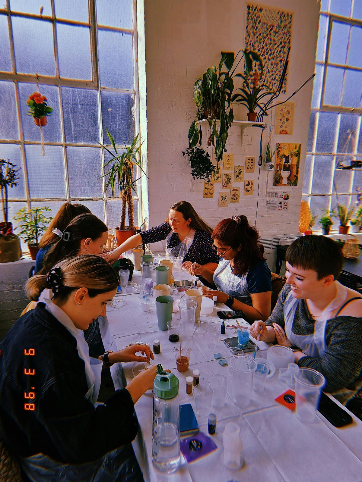 BRSHES, Intro to Winter Inspired Eco Resin Workshop!