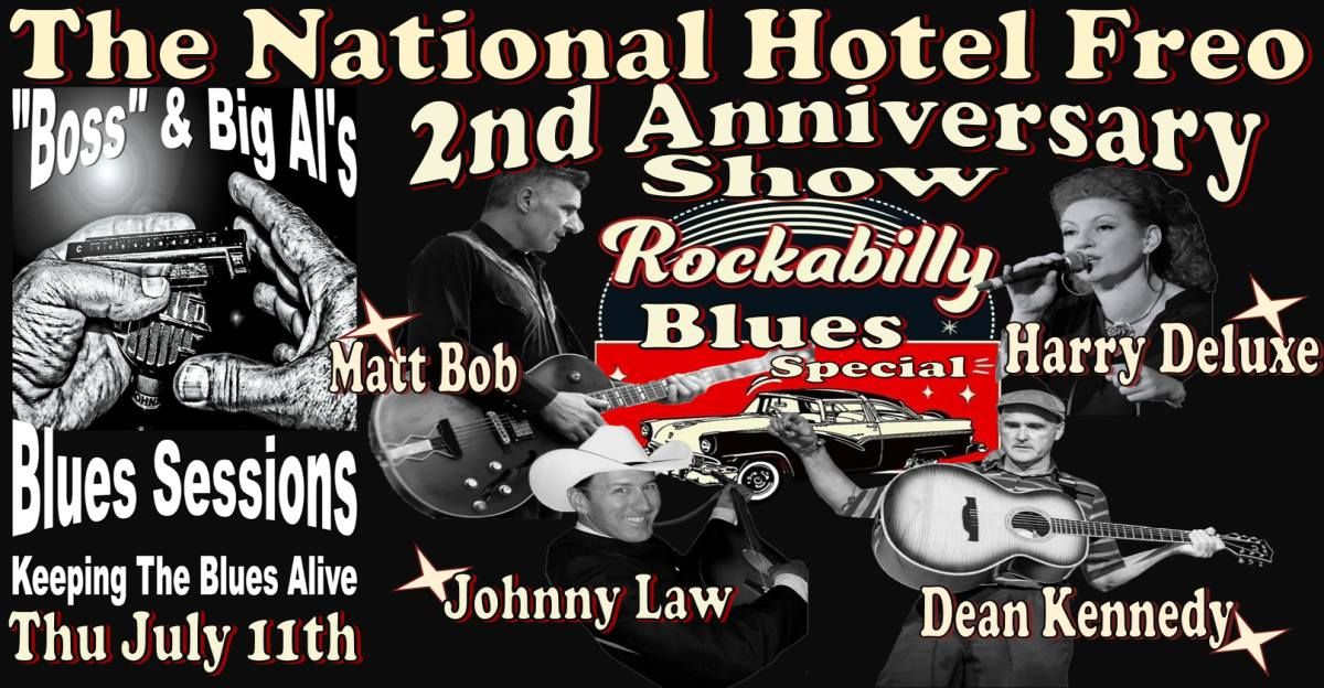 Rockabilly Blues Special, 2nd Anniversary show @The NATIONAL HOTEL Freo