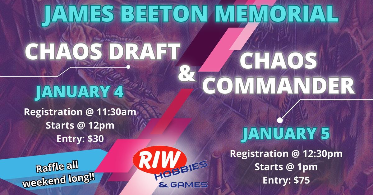 James Beeton Memorial Chaos Draft