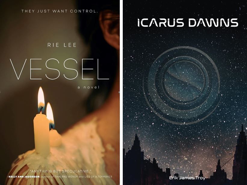 Rie Lee, "Vessel" (Dystopian Fiction) & Erik James Troy, "Icarus Dawns"(SciFi) in conversation