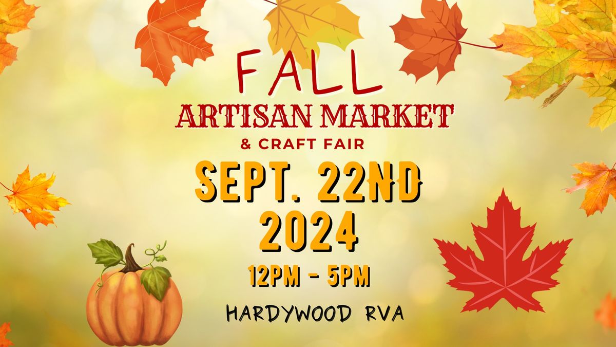 2024 Fall Artisan Market & Craft Fair at Hardywood RVA