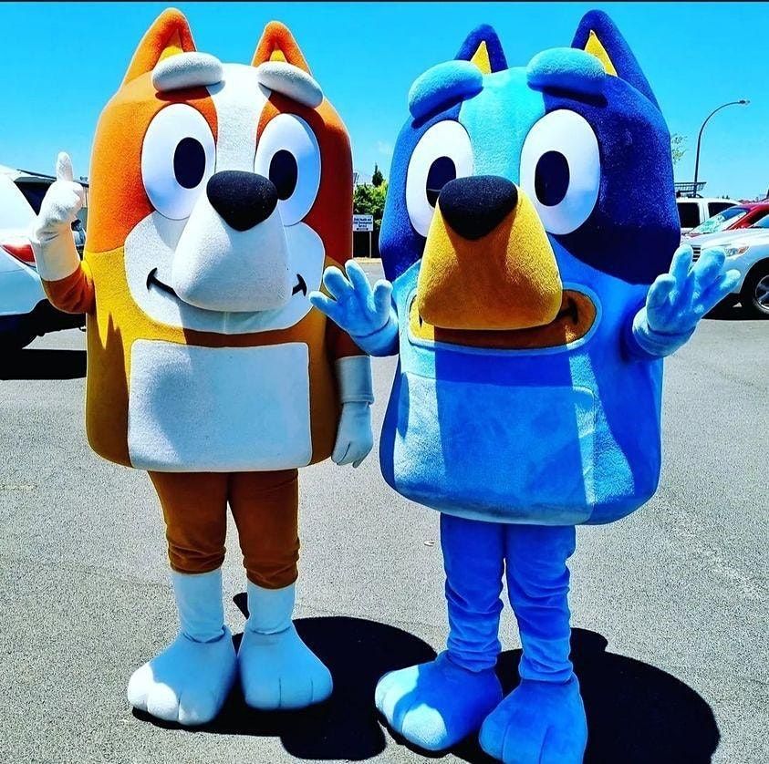 Bluey and Bingo Meet and Greet WA Day Festival Fremantle 2022, Bathers