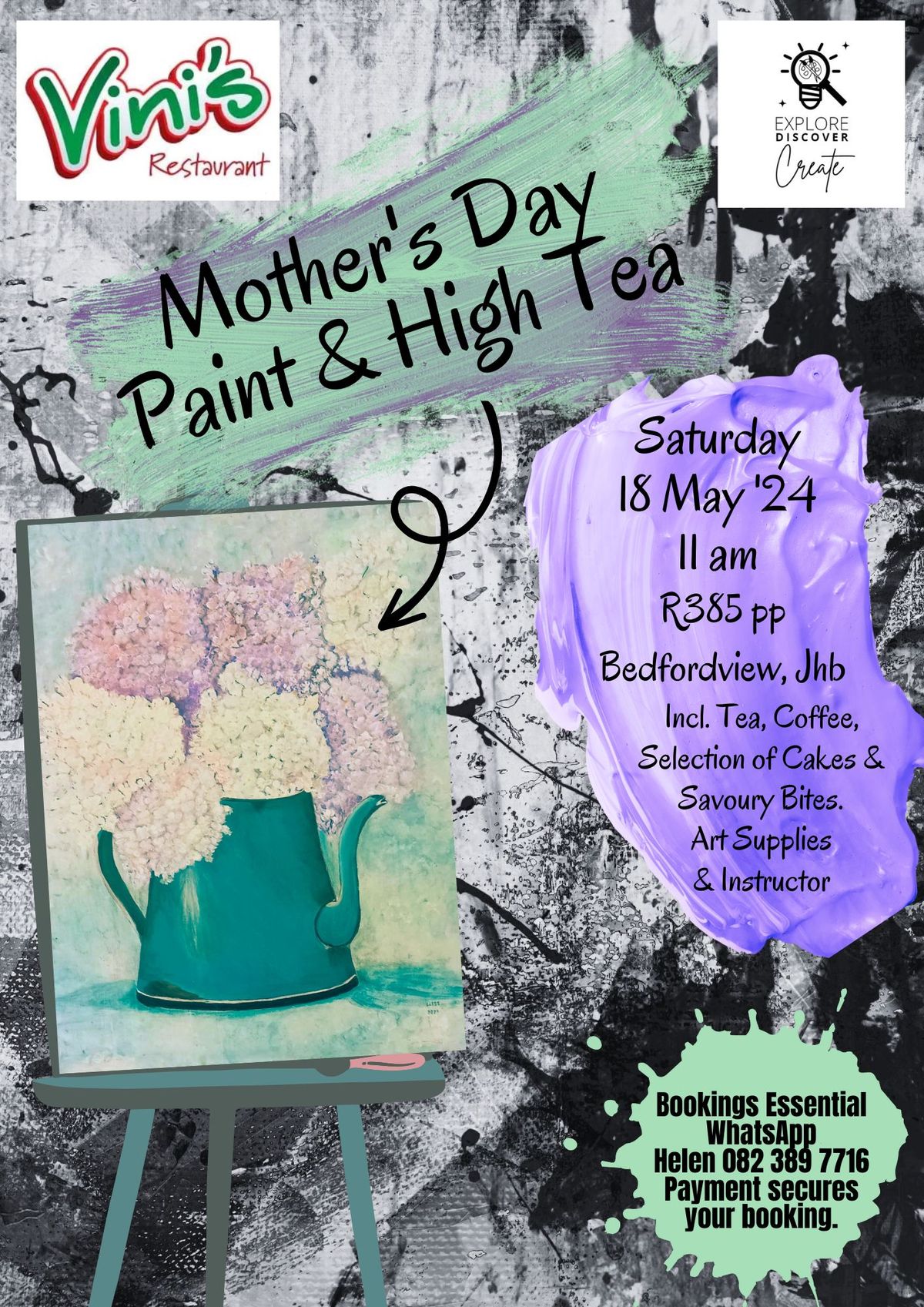 Mother's Day Edition Paint & High Tea