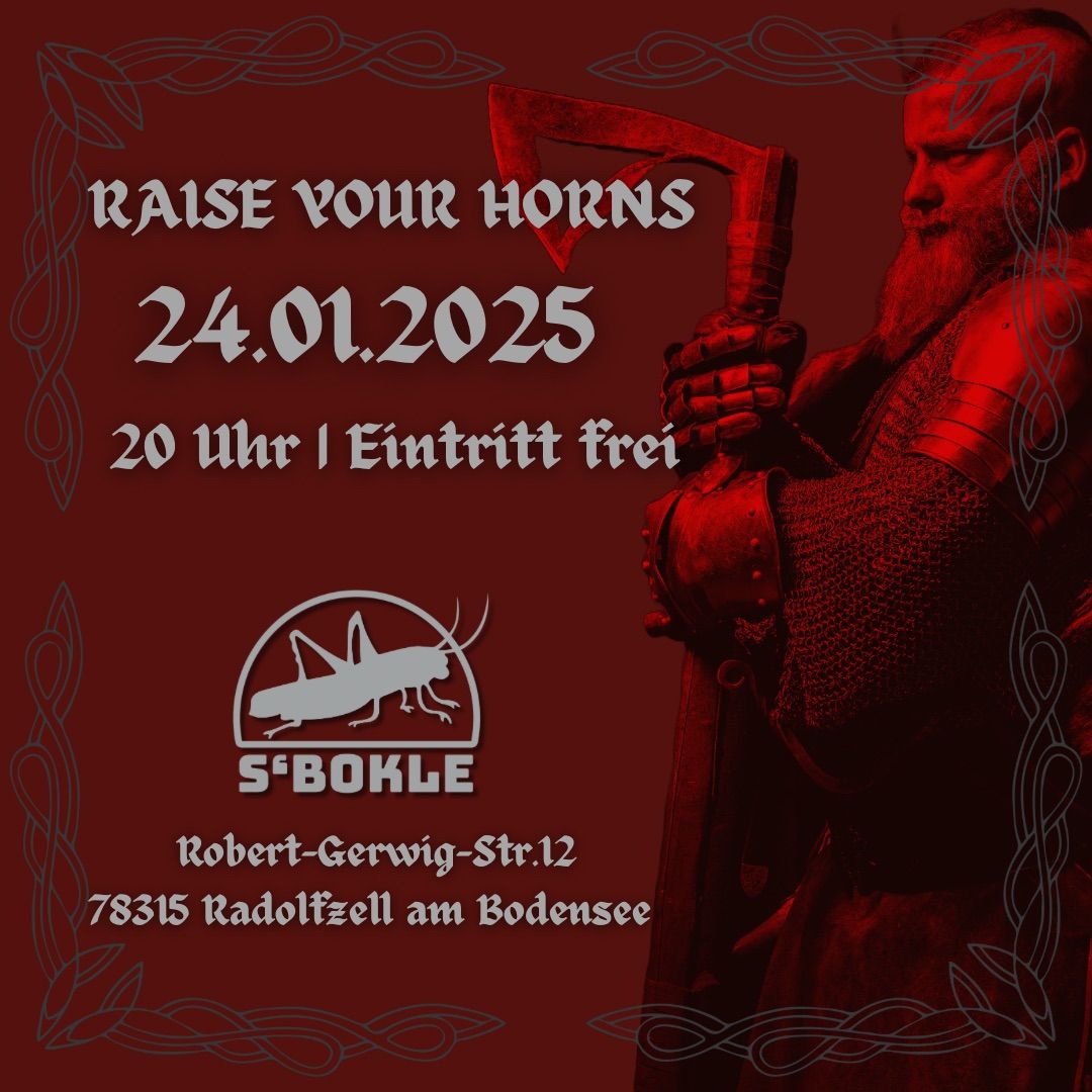 RAISE YOUR HORNS!