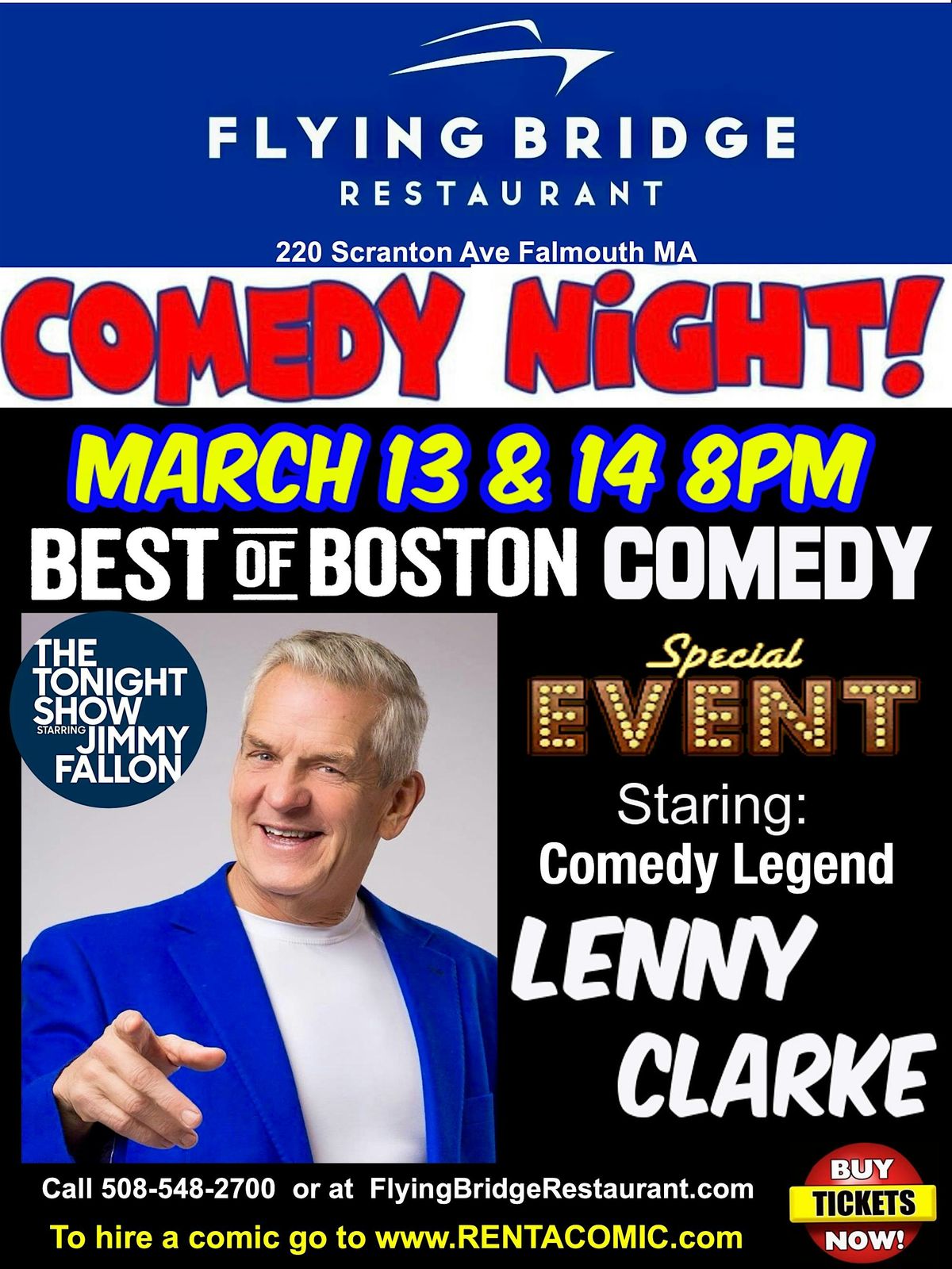 A Night of Comedy with LENNY CLARKE