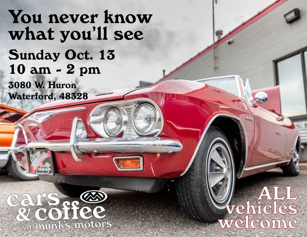 Cars & Coffee at Munk\u2019s