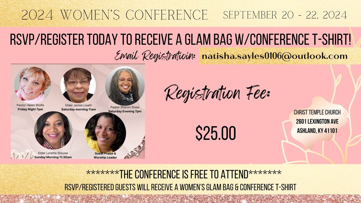 2024 Women's Conference: "Strengthening While Broken"