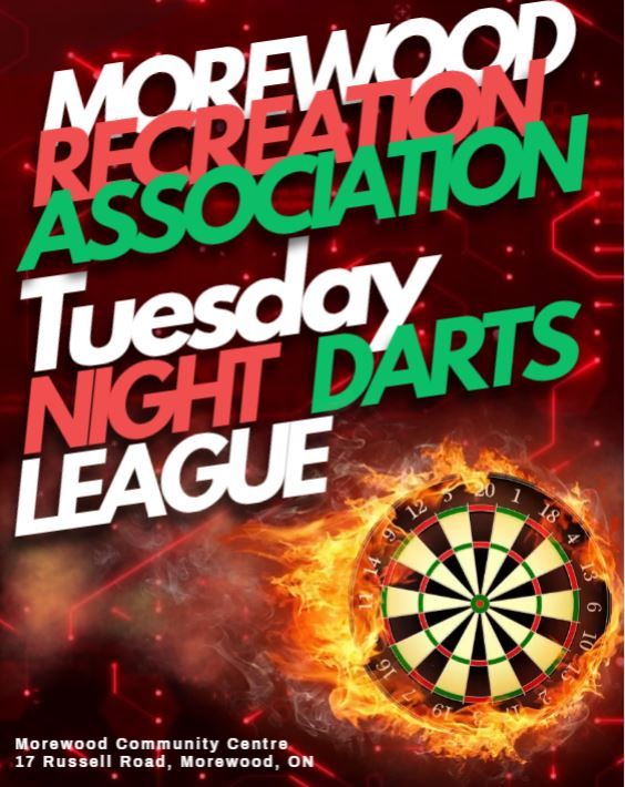 Morewood Recreation Association - Tuesday Night Dart League