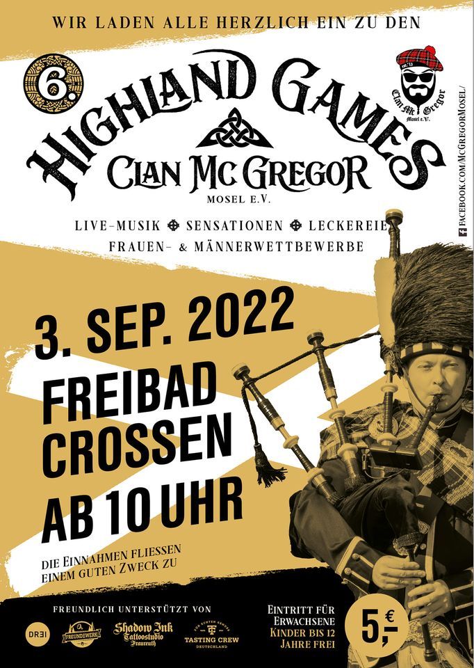 6. Highland Games im Freibad Crossen