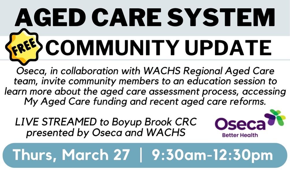 Aged Care System - Community Update