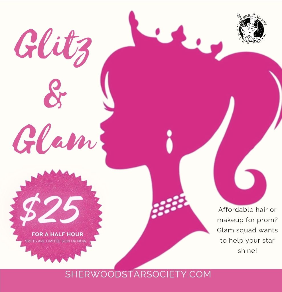 Glitz & Glam:  Prom Hair and Makeup