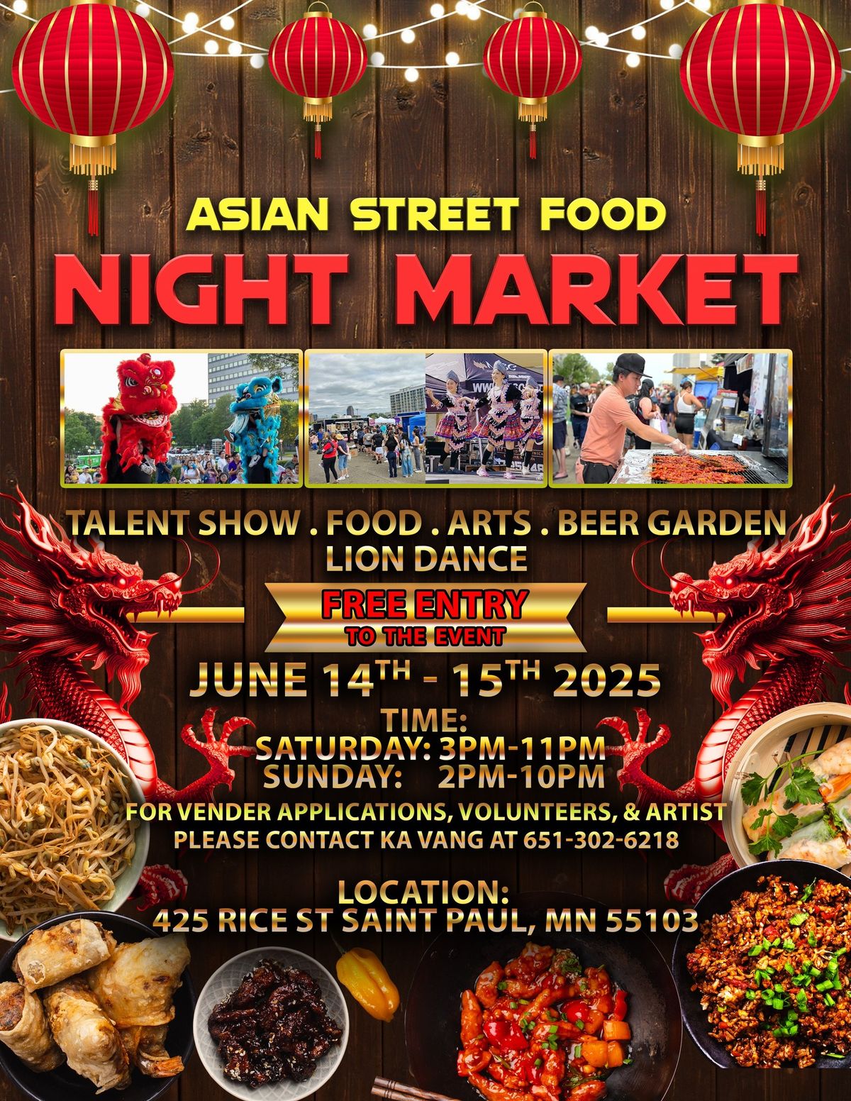 Asian Street Food Night Market