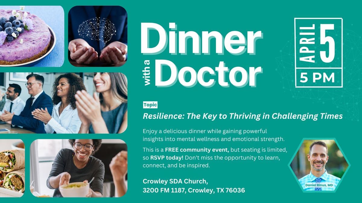 FREE Community Event: Dinner with a Doctor!