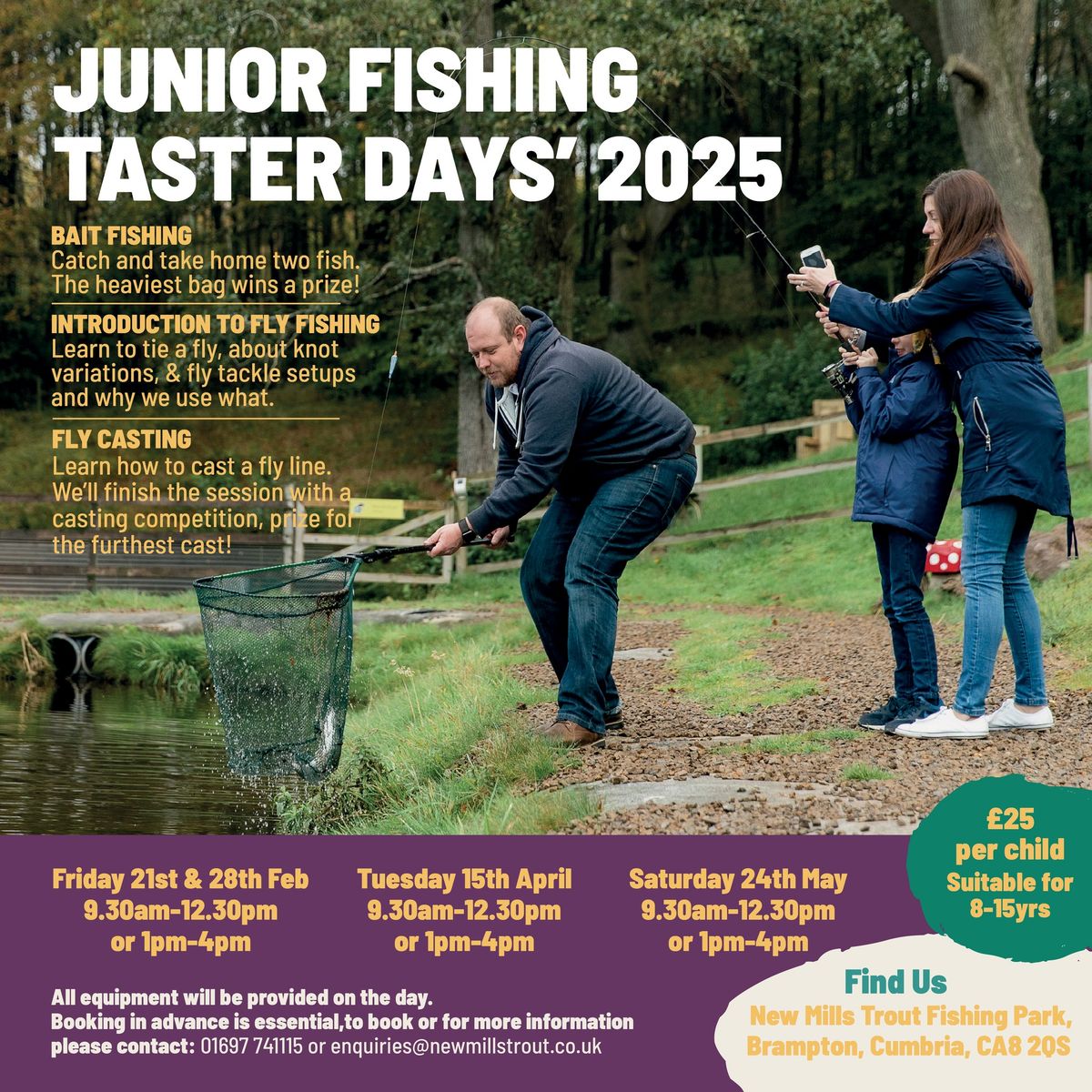 Juniors' Fishing Taster Day