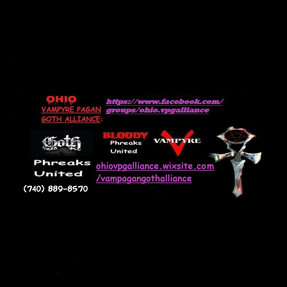 Columbus Ohio meet up for the Ohio Vamp Pagan Goth Alliance