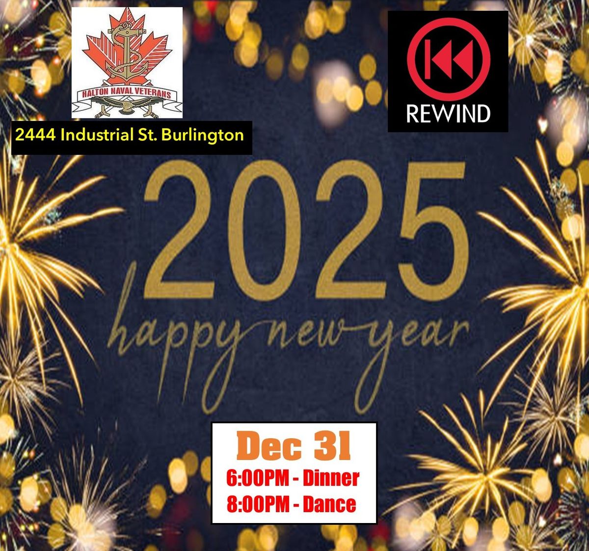 REWIND - NYE at the Halton Naval Association