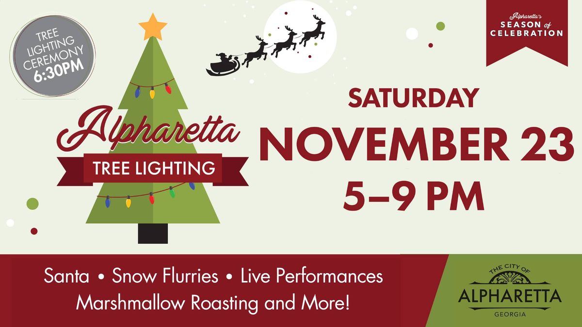 Downtown Alpharetta Tree Lighting