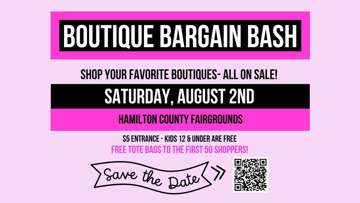 Boutique Bargain Bash- Summer 2025