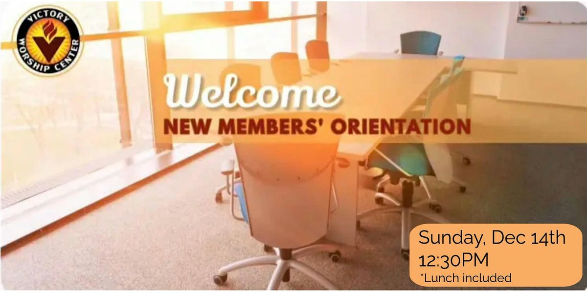 Victory Worship Center: New Members' Class
