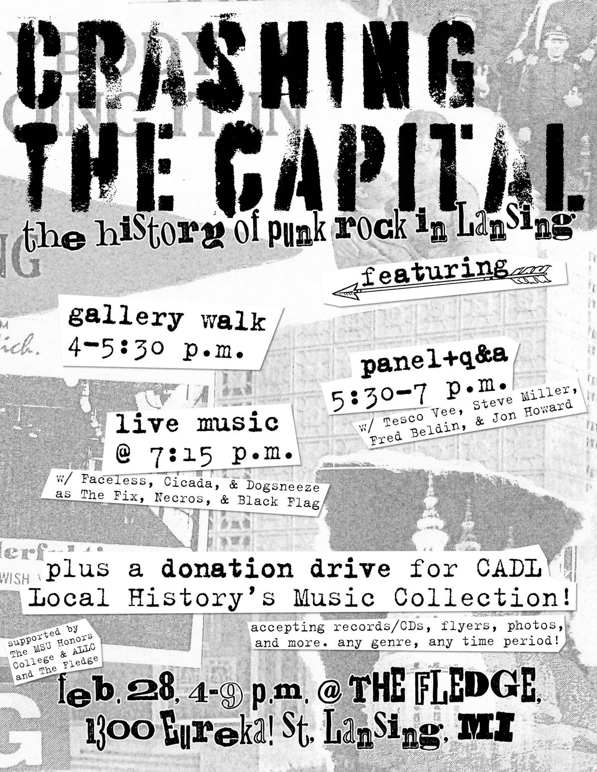 Crashing the Capital: The History of Punk Rock in Lansing