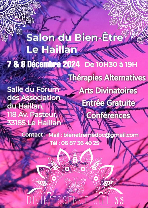 Salon du bien-\u00eatre et de la sant\u00e9 au naturel du Haillan