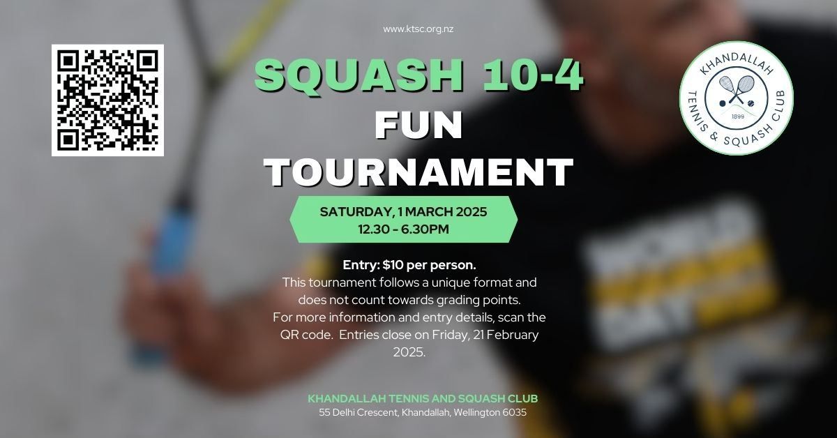 Squash 10-4 Fun Tournament