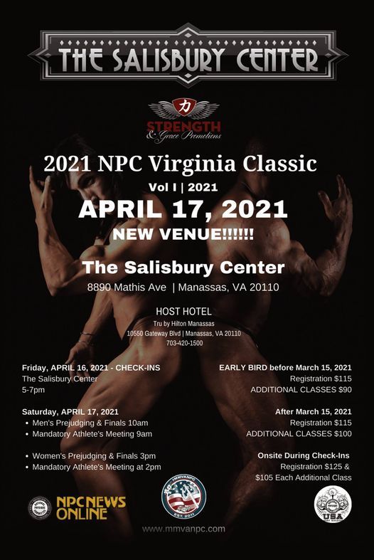 NPCVA Classic Bodybuilding Contest, The Salisbury Center, Manassas, 17