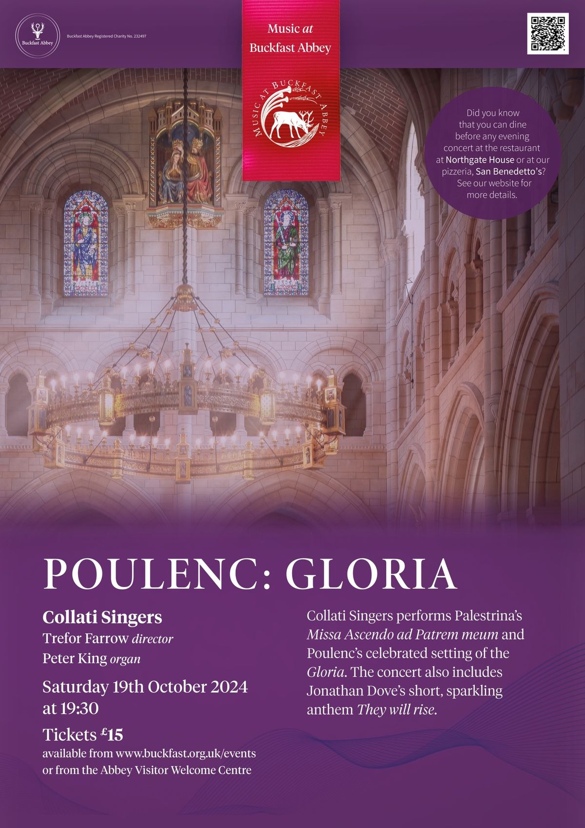 Collati - Buckfast Abbey - Saturday 19th October 2024, 7:30pm